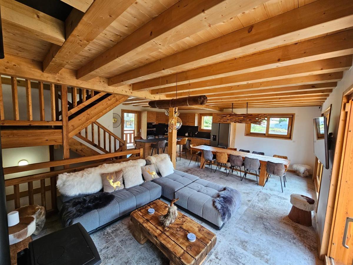 Demi-Chalet Vadel La Panthiaz 15 Pers 5 Chambres Ла-Шапель-д'Абонданс Екстер'єр фото