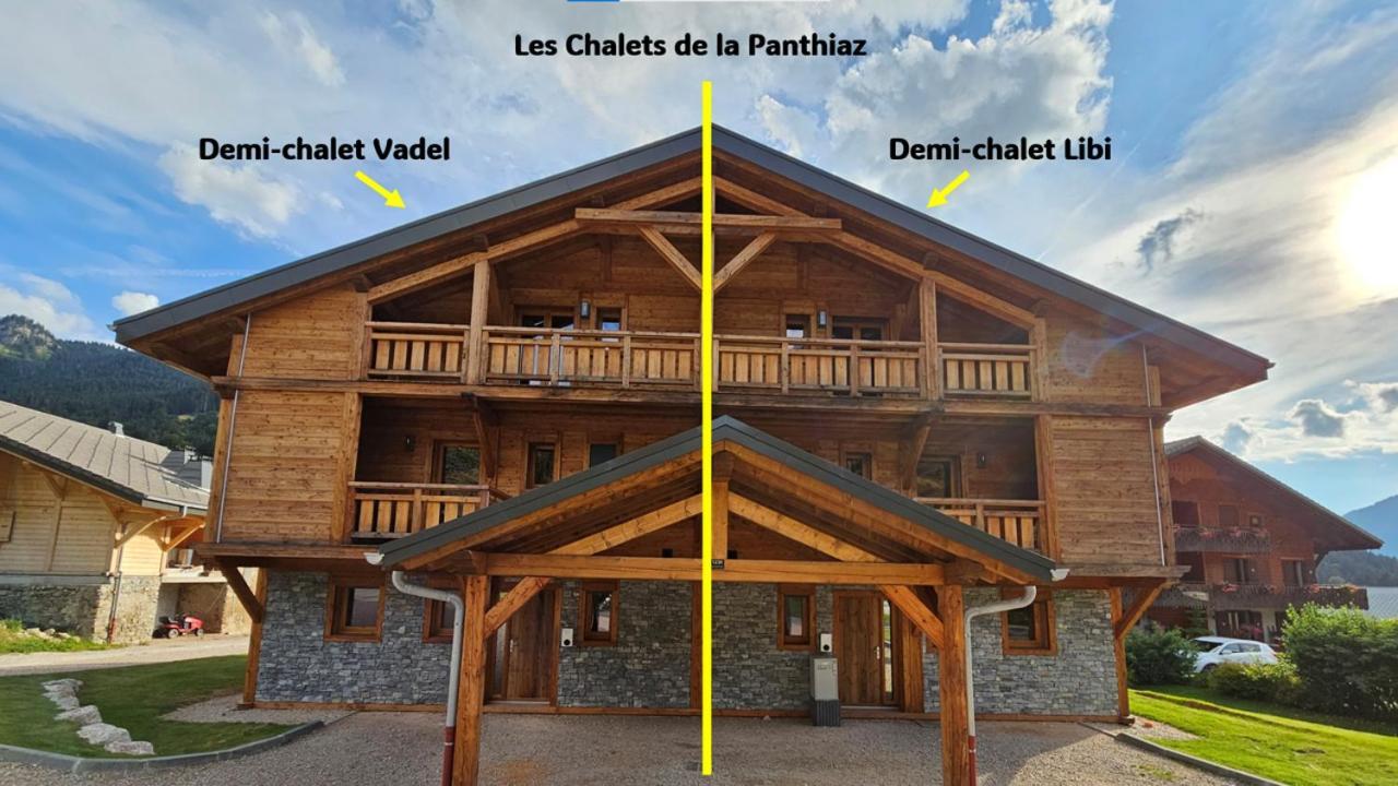 Demi-Chalet Vadel La Panthiaz 15 Pers 5 Chambres Ла-Шапель-д'Абонданс Екстер'єр фото