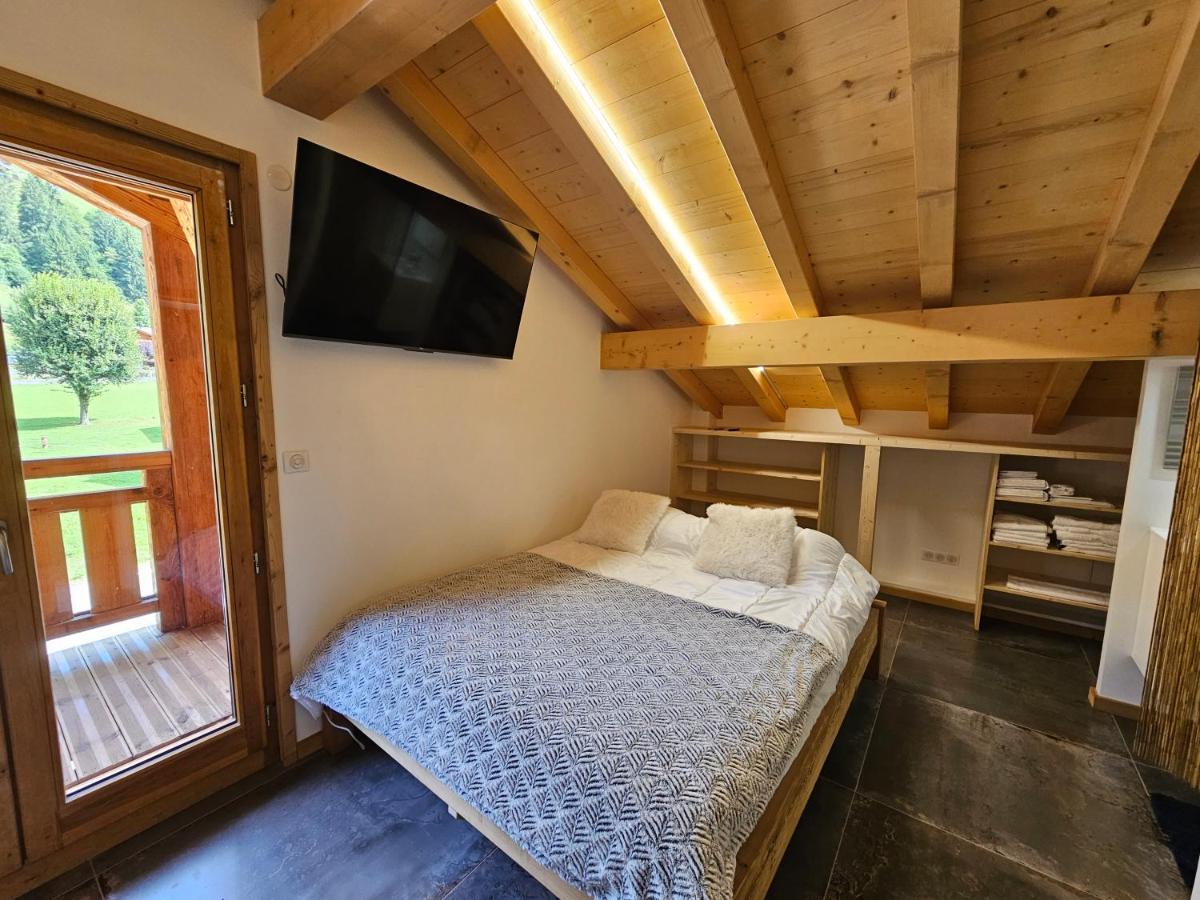 Demi-Chalet Vadel La Panthiaz 15 Pers 5 Chambres Ла-Шапель-д'Абонданс Екстер'єр фото