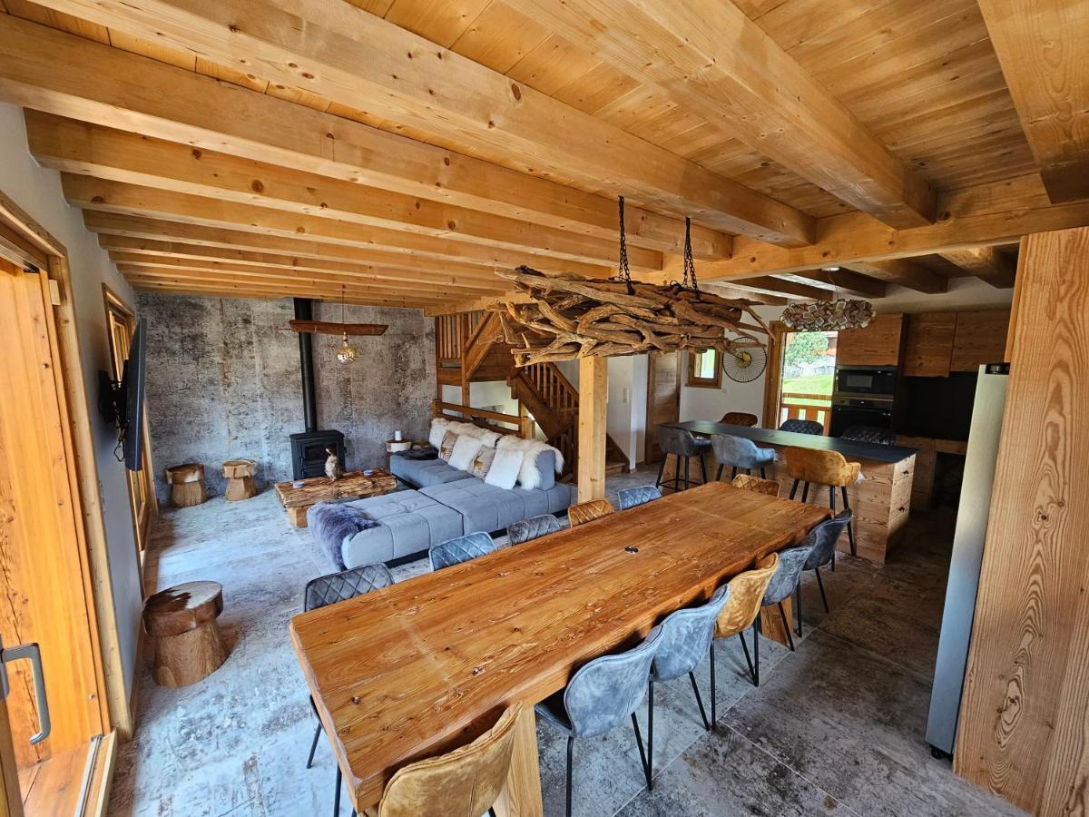 Demi-Chalet Vadel La Panthiaz 15 Pers 5 Chambres Ла-Шапель-д'Абонданс Екстер'єр фото