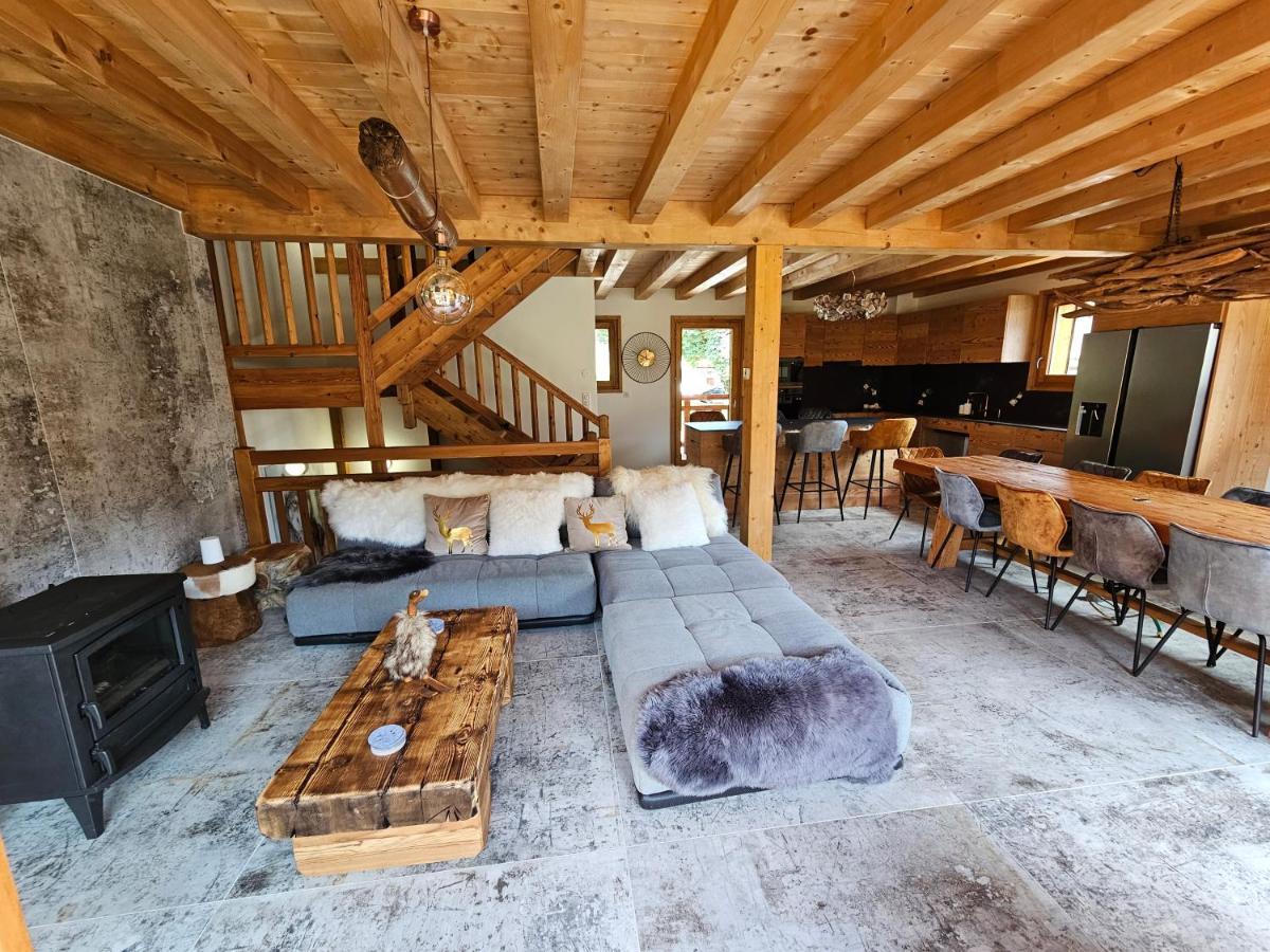 Demi-Chalet Vadel La Panthiaz 15 Pers 5 Chambres Ла-Шапель-д'Абонданс Екстер'єр фото