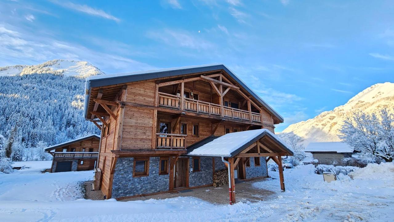 Demi-Chalet Vadel La Panthiaz 15 Pers 5 Chambres Ла-Шапель-д'Абонданс Екстер'єр фото