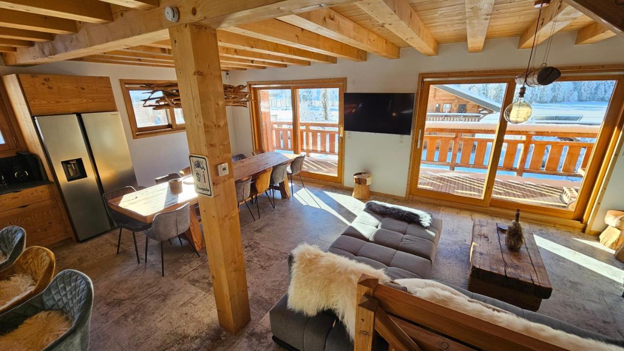 Demi-Chalet Vadel La Panthiaz 15 Pers 5 Chambres Ла-Шапель-д'Абонданс Екстер'єр фото