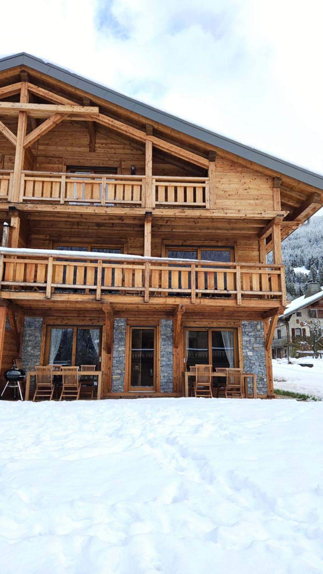 Demi-Chalet Vadel La Panthiaz 15 Pers 5 Chambres Ла-Шапель-д'Абонданс Екстер'єр фото