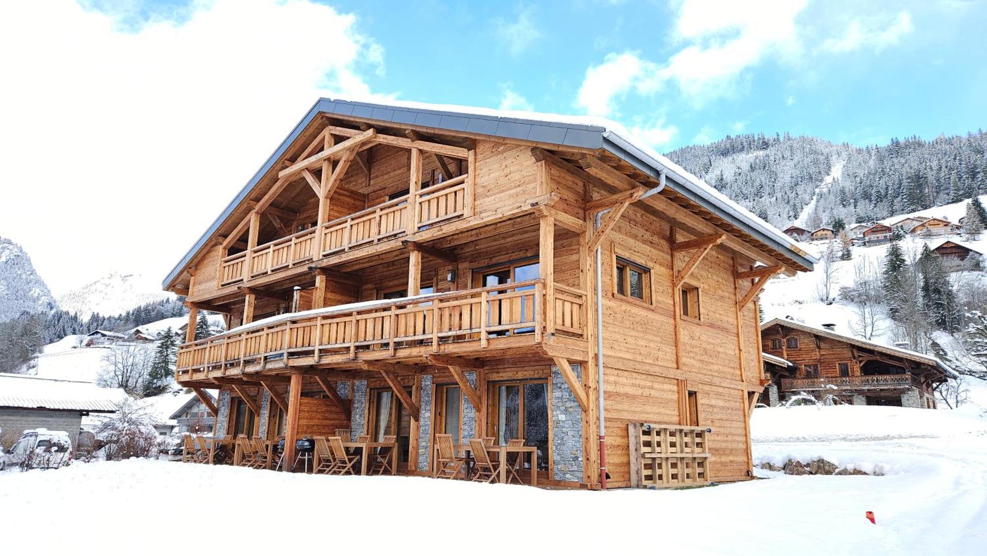 Demi-Chalet Vadel La Panthiaz 15 Pers 5 Chambres Ла-Шапель-д'Абонданс Екстер'єр фото