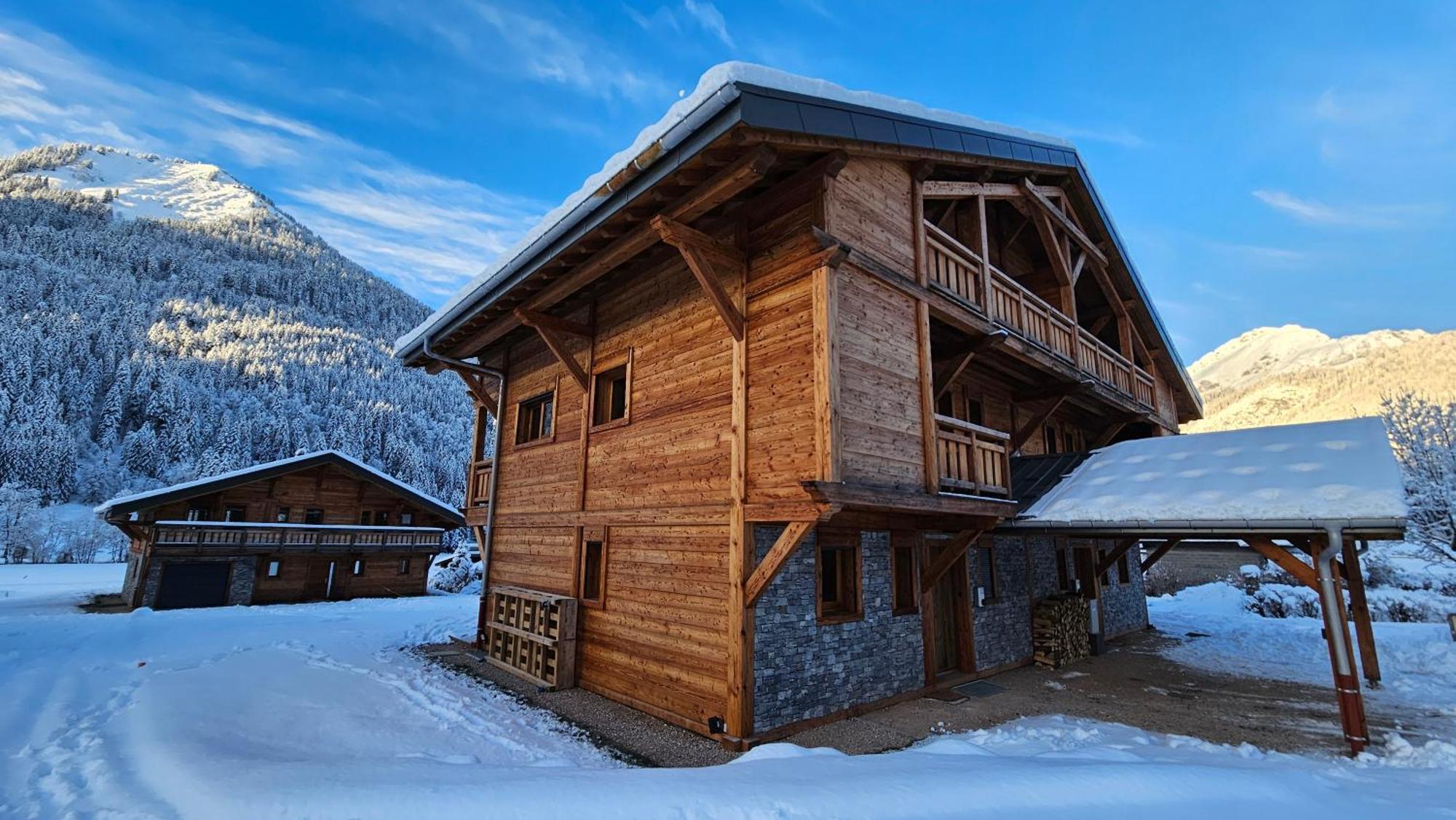 Demi-Chalet Vadel La Panthiaz 15 Pers 5 Chambres Ла-Шапель-д'Абонданс Екстер'єр фото