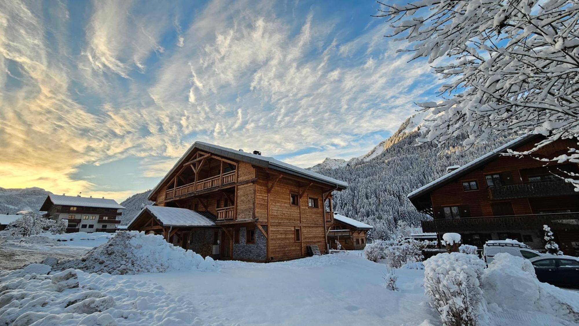 Demi-Chalet Vadel La Panthiaz 15 Pers 5 Chambres Ла-Шапель-д'Абонданс Екстер'єр фото
