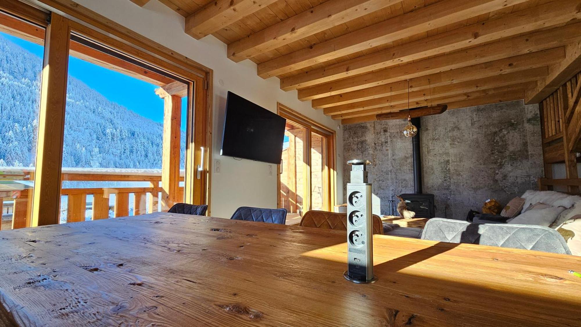 Demi-Chalet Vadel La Panthiaz 15 Pers 5 Chambres Ла-Шапель-д'Абонданс Екстер'єр фото