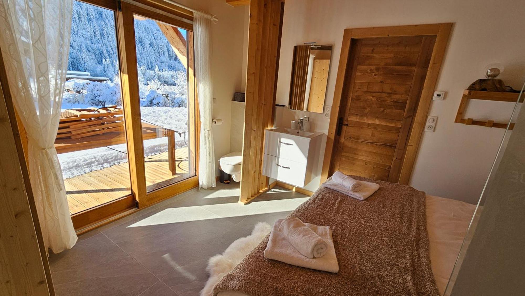 Demi-Chalet Vadel La Panthiaz 15 Pers 5 Chambres Ла-Шапель-д'Абонданс Екстер'єр фото